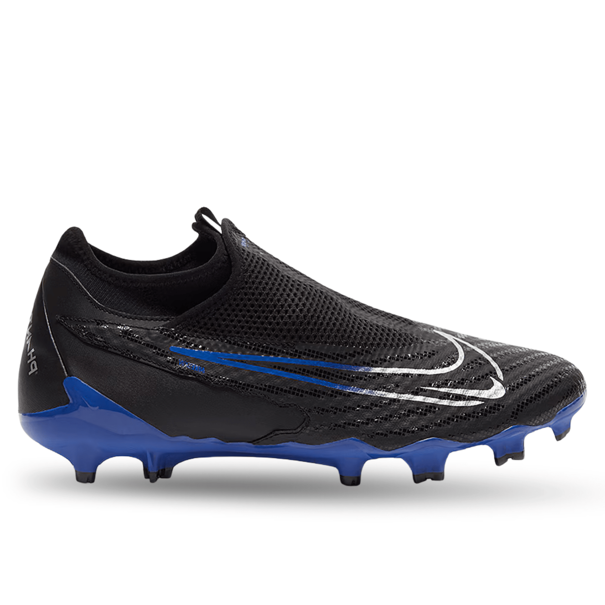 Nike Phantom サッカーシューズ Nike Phantom GX Academy DF FG/MG Soccer Cleats (Black/Chrome-Hyper Roy