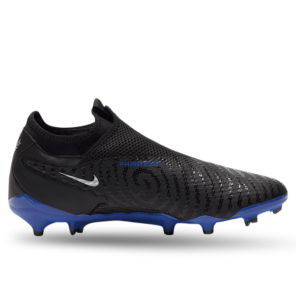 Nike Phantom GX Academy DF FG/MG Soccer Cleats (Black/Chrome-Hyper Roy