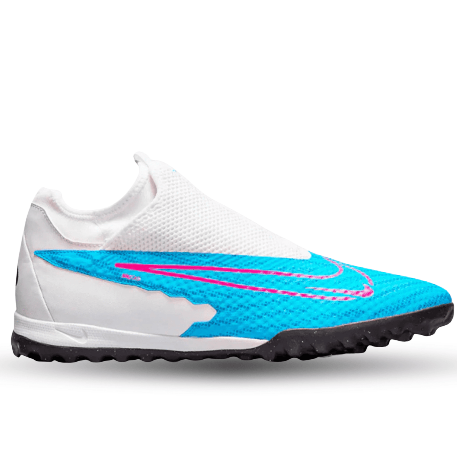 Nike Phantom GX Academy DF Turf Soccer Shoes (Baltic Blue/Pink Blast) | SoccerWearhouse