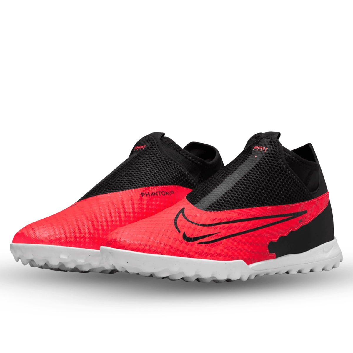 Nike Phantom GX Academy DF Turf Soccer Shoes (Bright Crimson/Black - White) | SoccerWearhouse