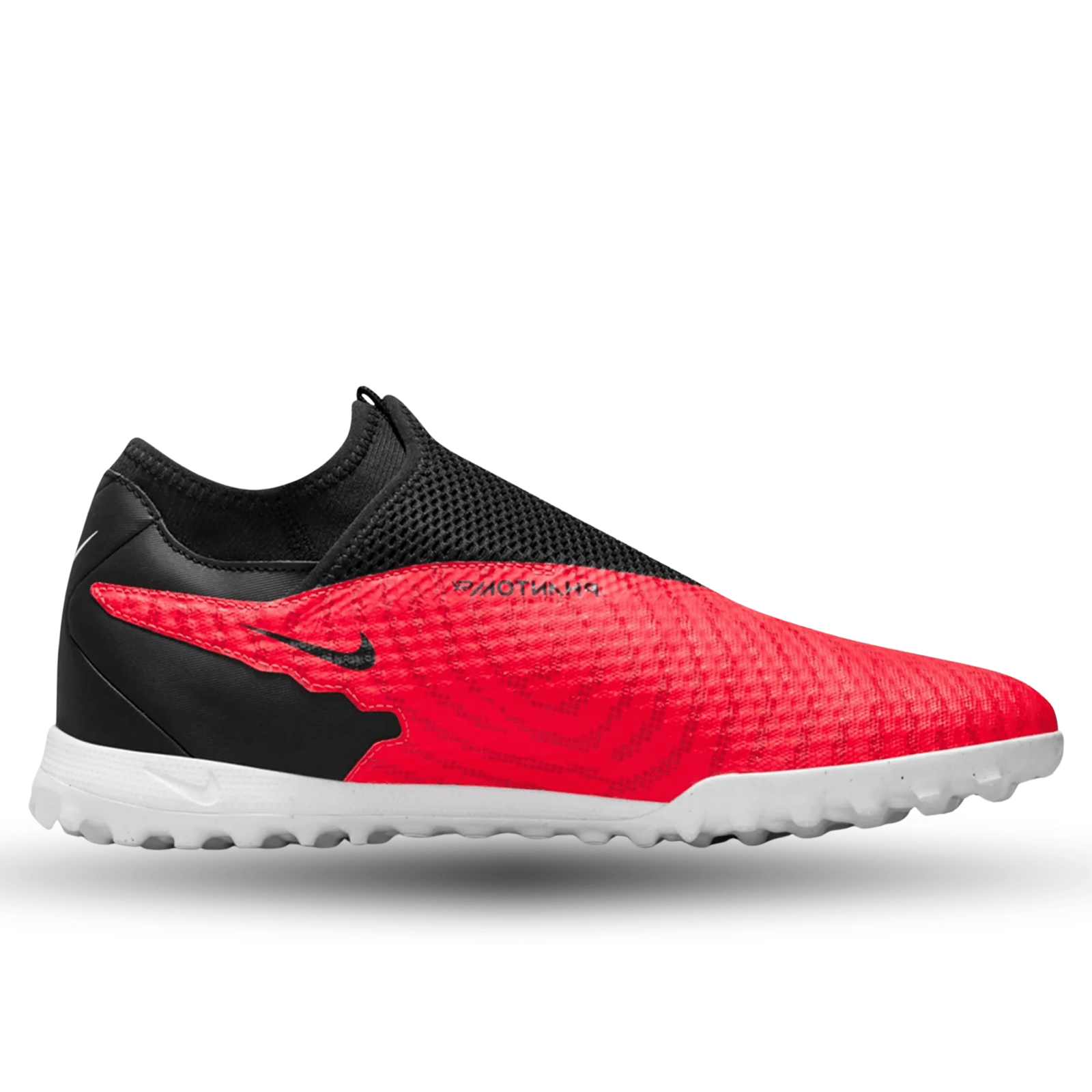 Nike Phantom GX Academy DF Turf Soccer Shoes (Bright Crimson/Black - White) | SoccerWearhouse