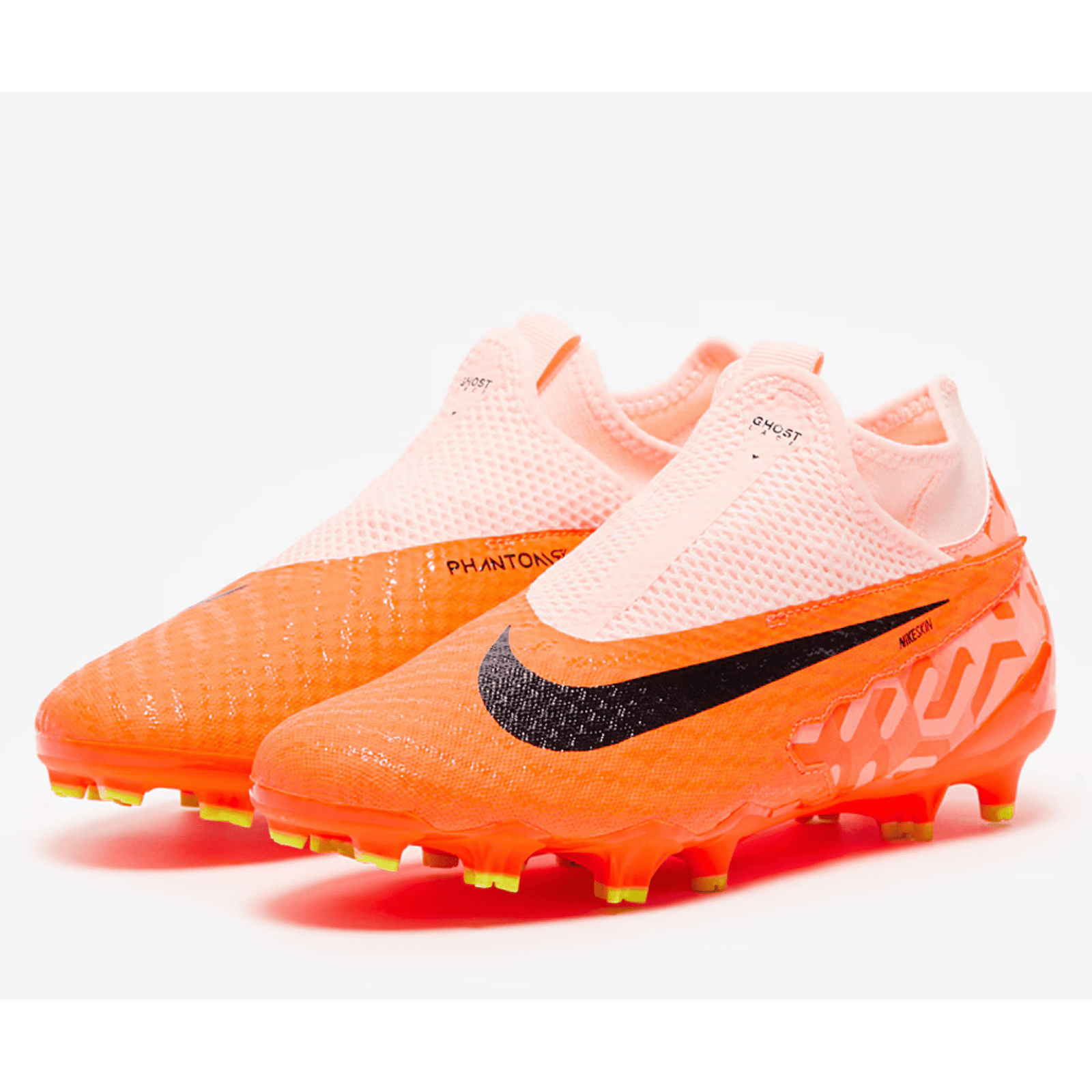 Nike Phantom GX Academy Firm Ground Soccer Cleats (Guava Ice/Black) | SoccerWearhouse