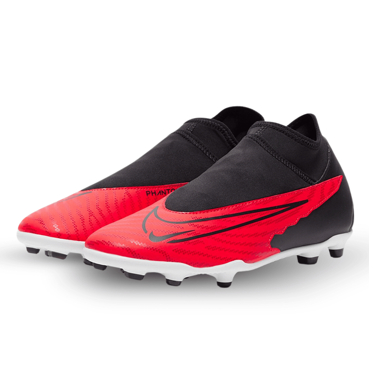 Nike Phantom GX Club DF FG/MG Soccer Cleats (Bright Crimson/Black) | SoccerWearhouse
