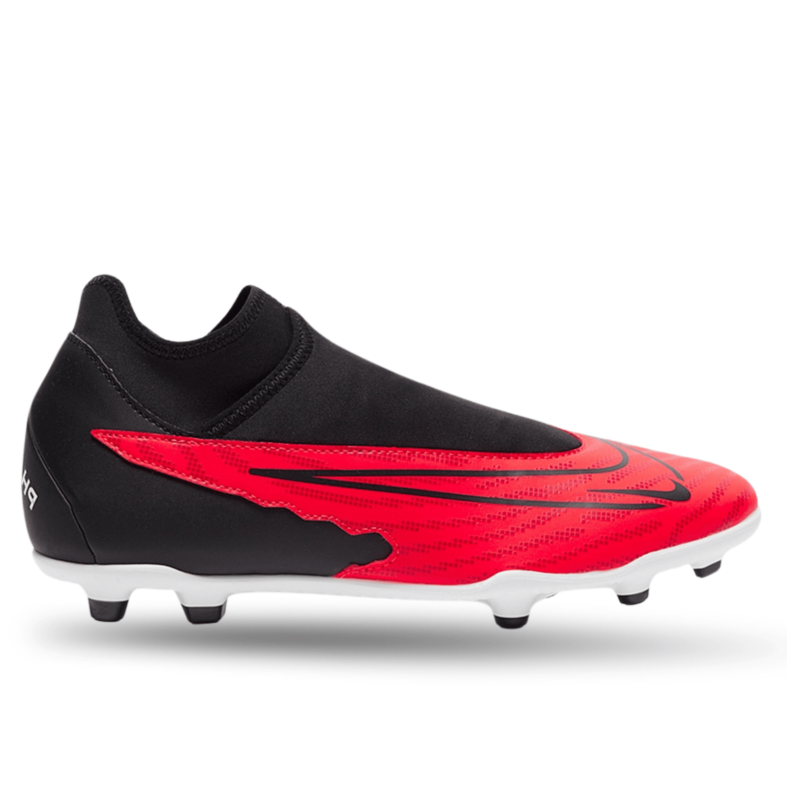 Nike Phantom GX Club DF FG/MG Soccer Cleats (Bright Crimson/Black) | SoccerWearhouse