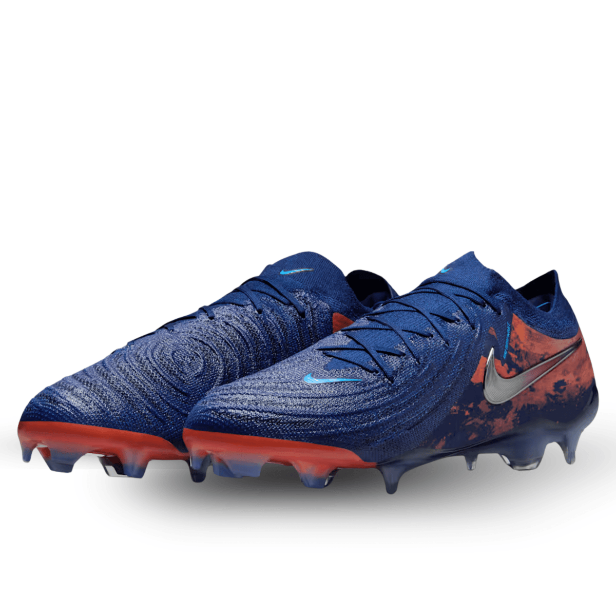 Nike Phantom GX II Elite Erling Haaland FG Soccer Cleats (Blue Void/Chrome) | SoccerWearhouse