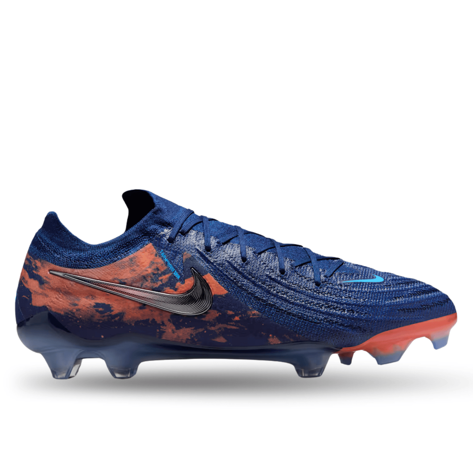 Nike Phantom GX II Elite Erling Haaland FG Soccer Cleats (Blue Void/Chrome) | SoccerWearhouse