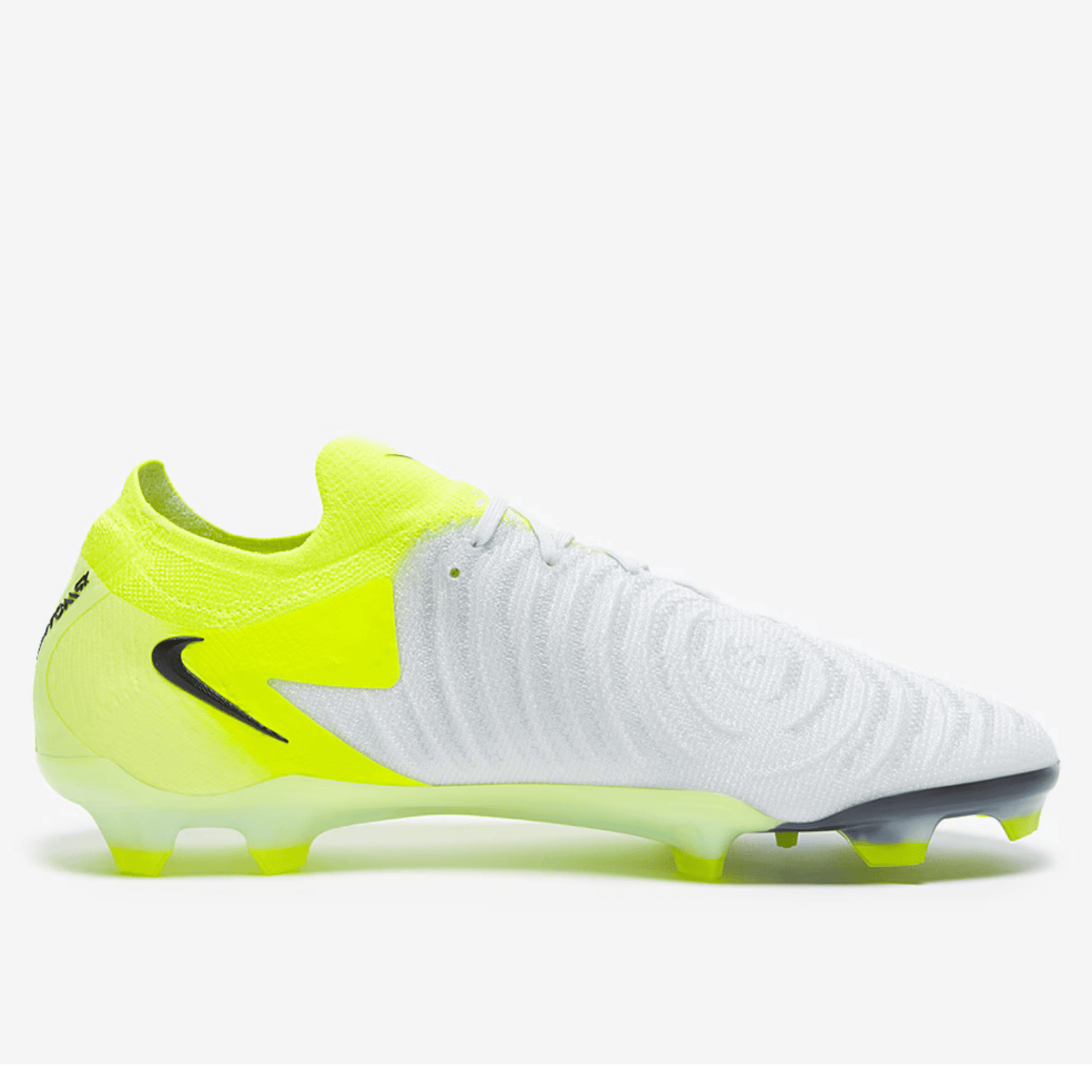Nike Phantom GX II Elite FG Soccer Cleats (Metallic Silver/Black - Volt) | SoccerWearhouse