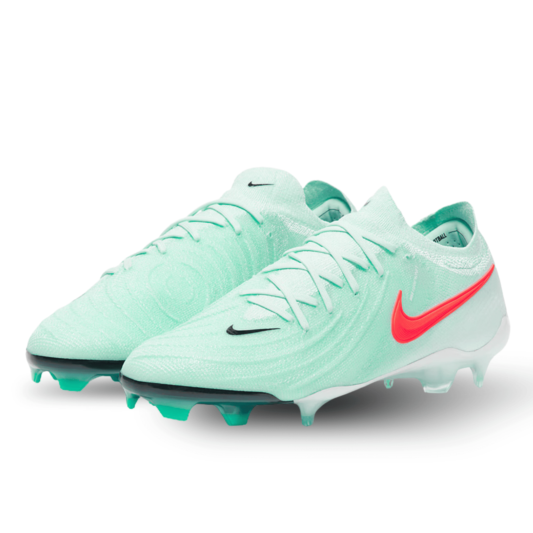 Nike Phantom GX II Elite FG Soccer Cleats (Mint/Atomic Red-Off Noir)