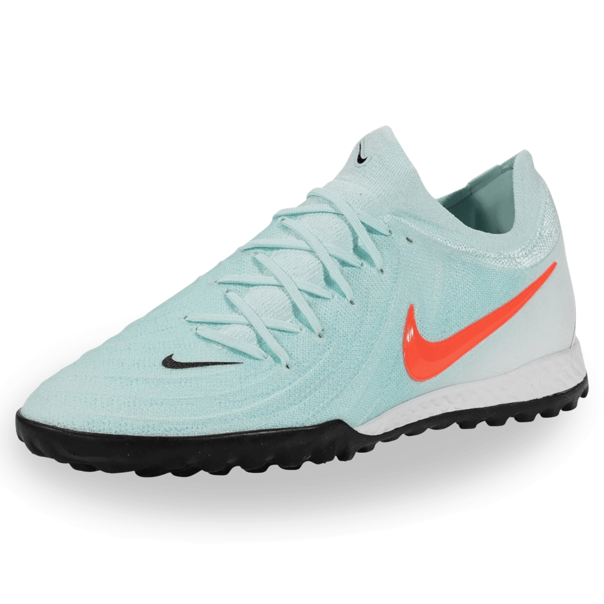 Nike Phantom GX II Pro Turf Soccer Shoes (Mint/Atomic Red - Off Noir) | SoccerWearhouse
