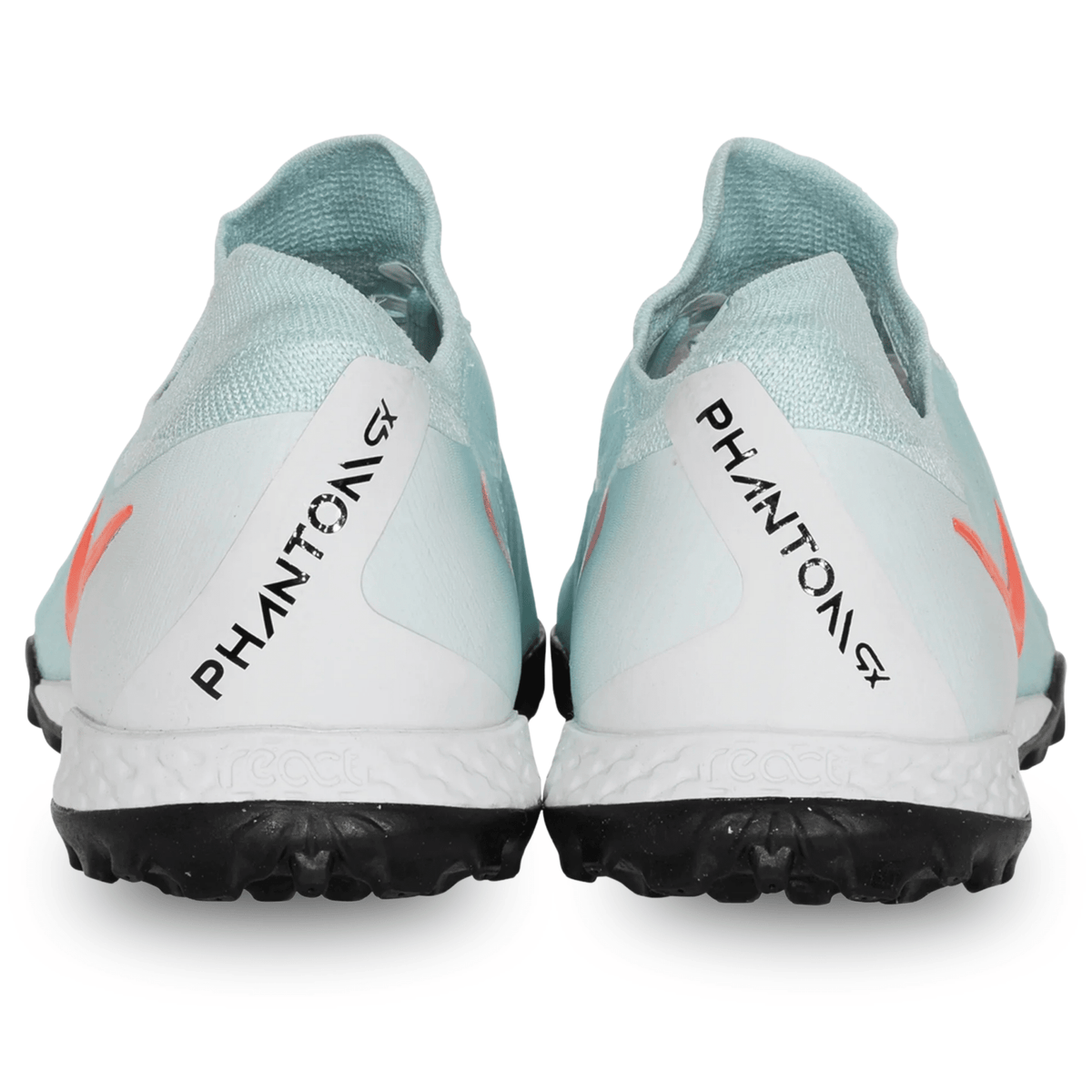 Nike Phantom GX II Pro Turf Soccer Shoes (Mint/Atomic Red - Off Noir) | SoccerWearhouse