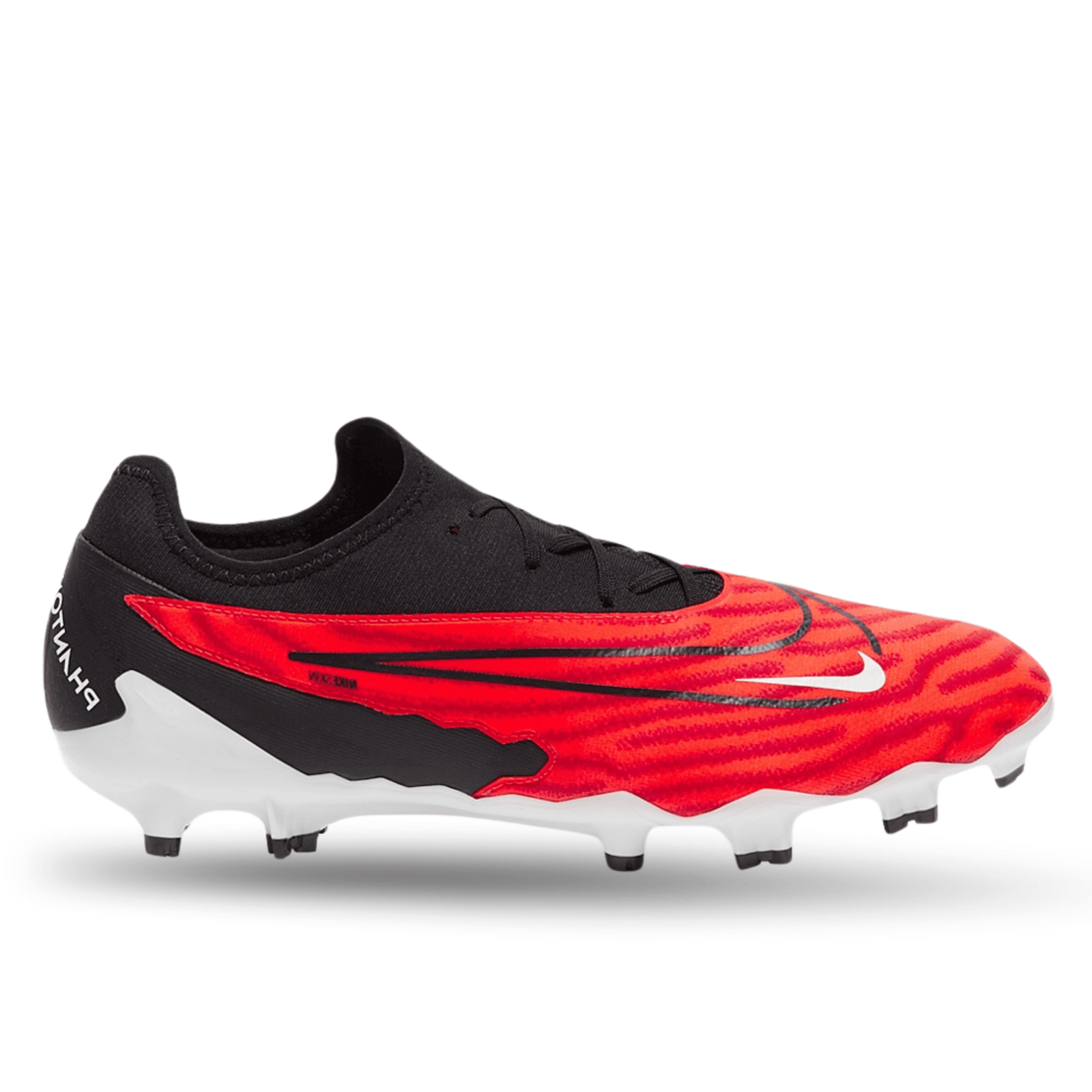Nike Phantom GX Pro Firm Ground Soccer Cleats (Bright Crimson/Black) | SoccerWearhouse