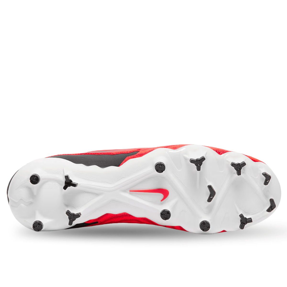 Nike Phantom GX Pro Firm Ground Soccer Cleats (Bright Crimson/Black) | SoccerWearhouse