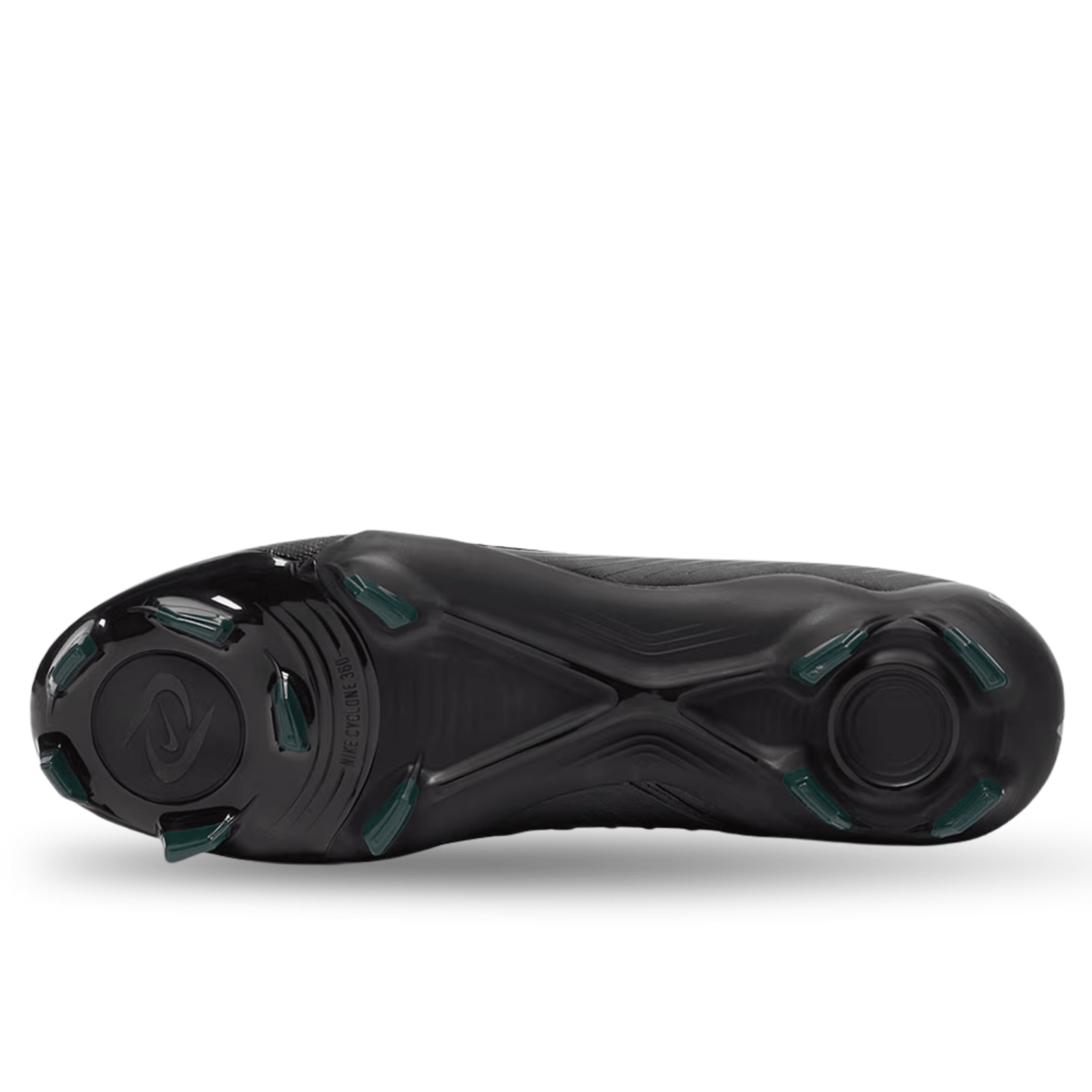 Nike Phantom Luna II Academy FG/MG Soccer Cleats (Black/Black - Deep Jungle) | SoccerWearhouse