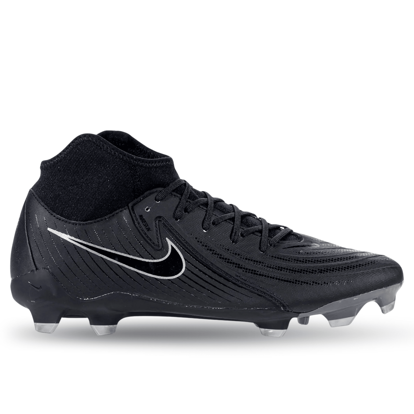 Nike Phantom Luna II Academy FG/MG Soccer Cleats (Black/Black) | SoccerWearhouse
