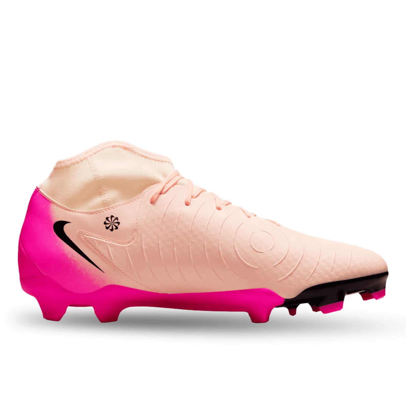 Nike Phantom Luna II Academy FG/MG Soccer Cleats (Crimson Tint/Black - Pink Blast) | SoccerWearhouse