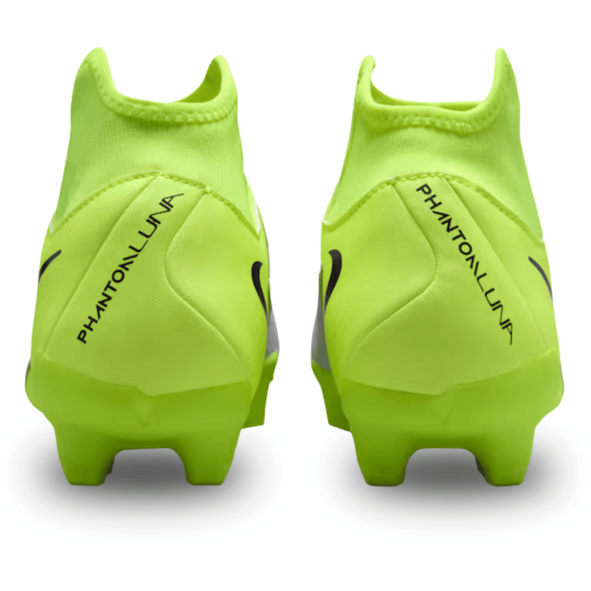 Nike Phantom Luna II Academy FG/MG Soccer Cleats (Metallic Silver/Black - Volt) | SoccerWearhouse