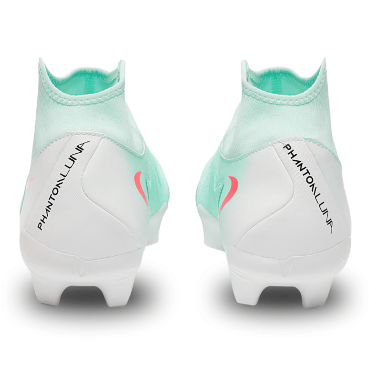 Nike Phantom Luna II Academy FG/MG Soccer Cleats (Mint/Atomic Red) | SoccerWearhouse