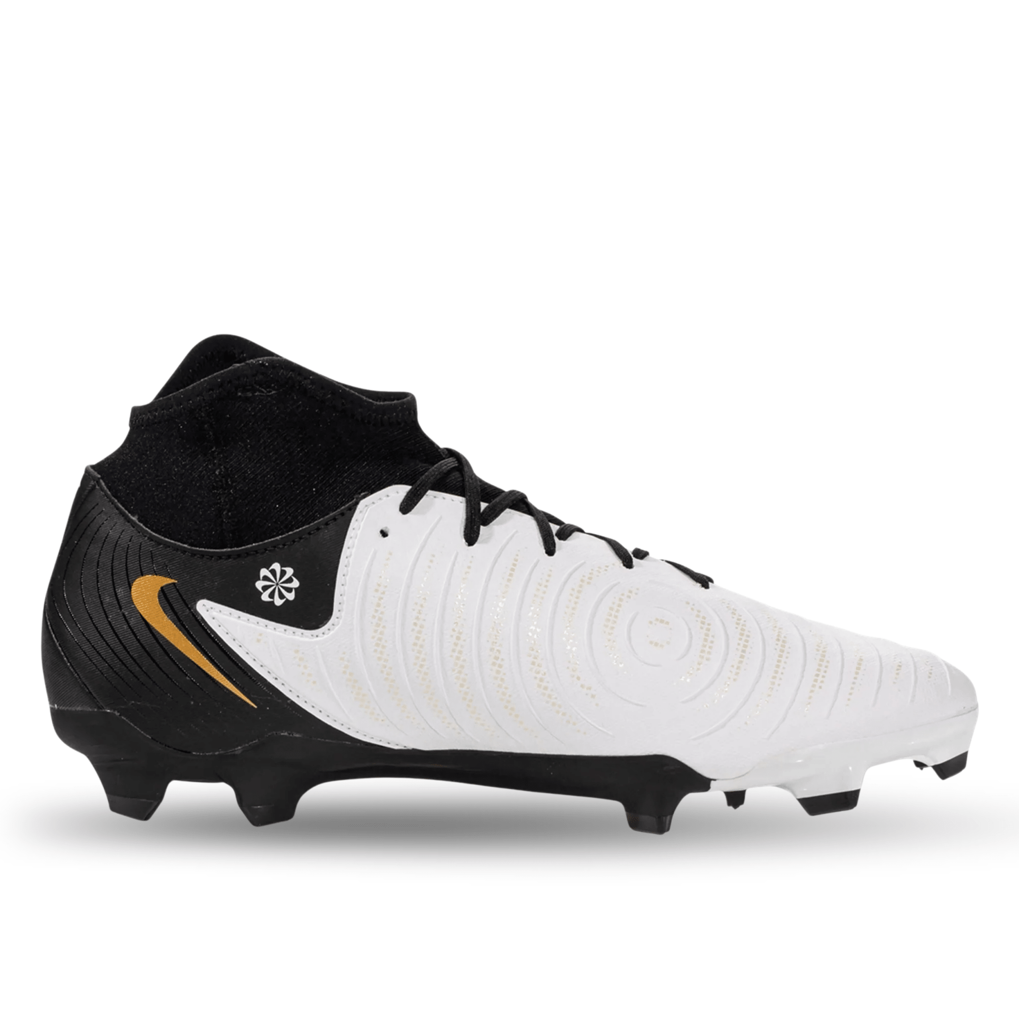 Nike Phantom Luna II Academy FG/MG Soccer Cleats (White/Black-Metallic