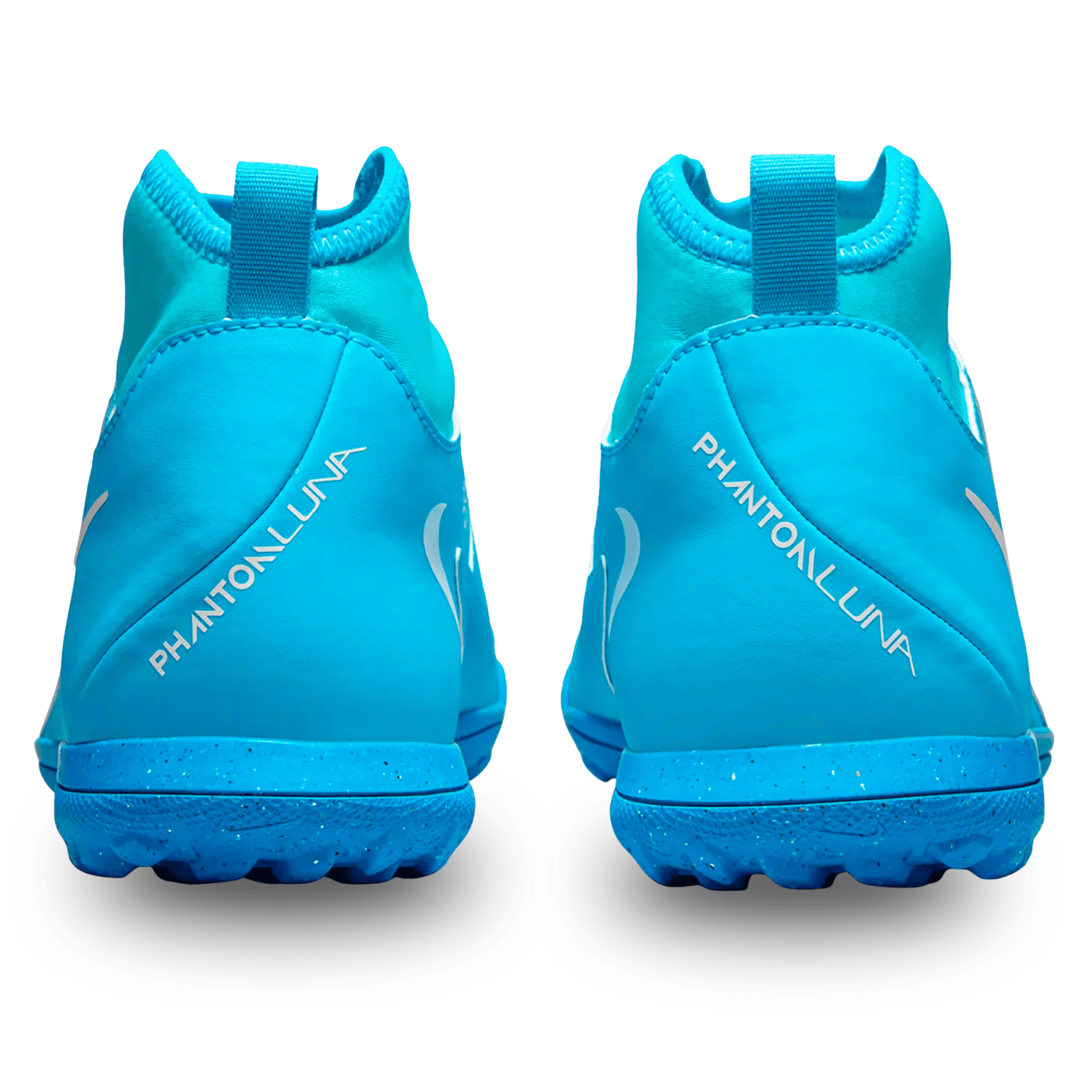 Nike Phantom Luna II Club Turf Soccer Shoes (Blue Fury/White) | SoccerWearhouse