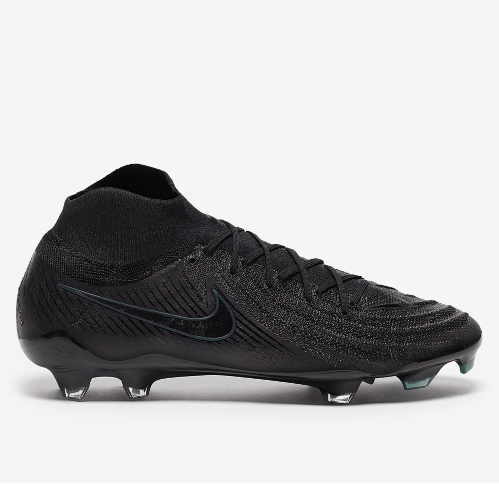Nike Phantom Luna II Elite FG Soccer Cleats (Black/Deep Jungle) | SoccerWearhouse