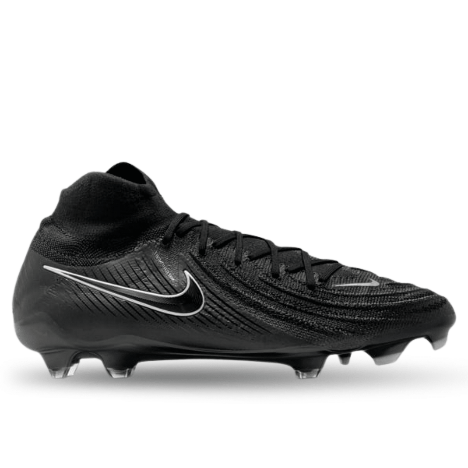 Nike Phantom Luna II Elite Firm Ground Soccer Cleats (Black/Black) | SoccerWearhouse