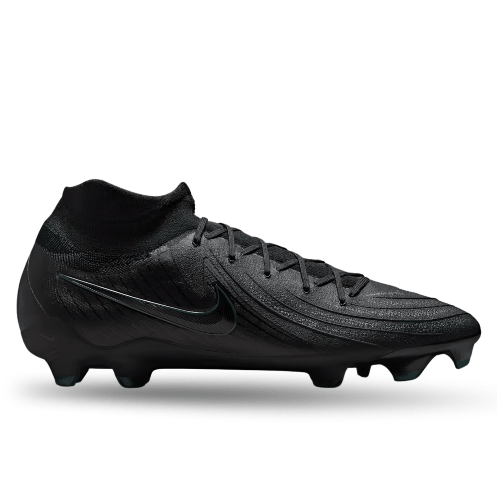 Nike Phantom Luna II Pro FG Soccer Cleats (Black/Deep Jungle) | SoccerWearhouse