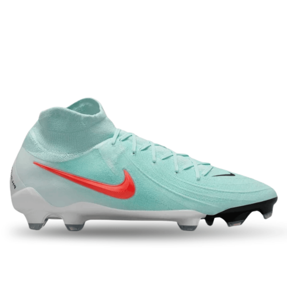 Nike Phantom Luna II Pro FG Soccer Cleats (Mint/Atomic Red) | SoccerWearhouse