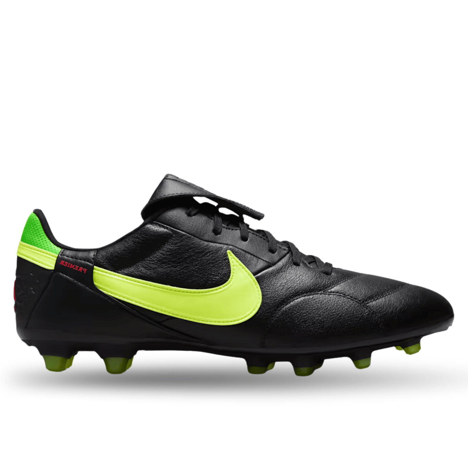 Nike Premier III FG Soccer Cleats (Black/Volt - Green Strike) | SoccerWearhouse