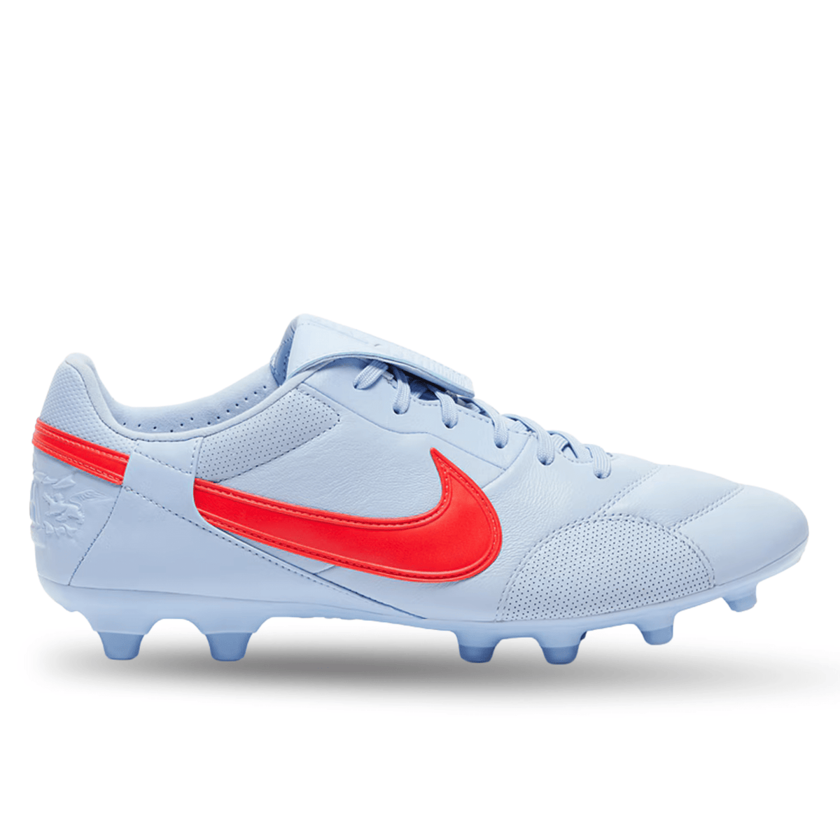 Nike Premier III Firm Ground Low - Top Soccer Cleats (Royal Tint/Bright Crimson) | SoccerWearhouse