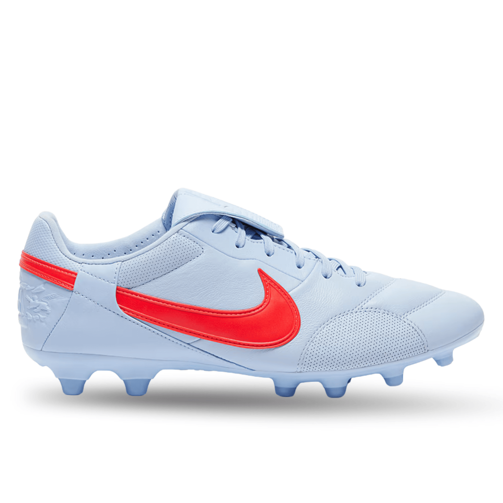Nike Premier III Firm Ground Low - Top Soccer Cleats (Royal Tint/Bright Crimson) | SoccerWearhouse