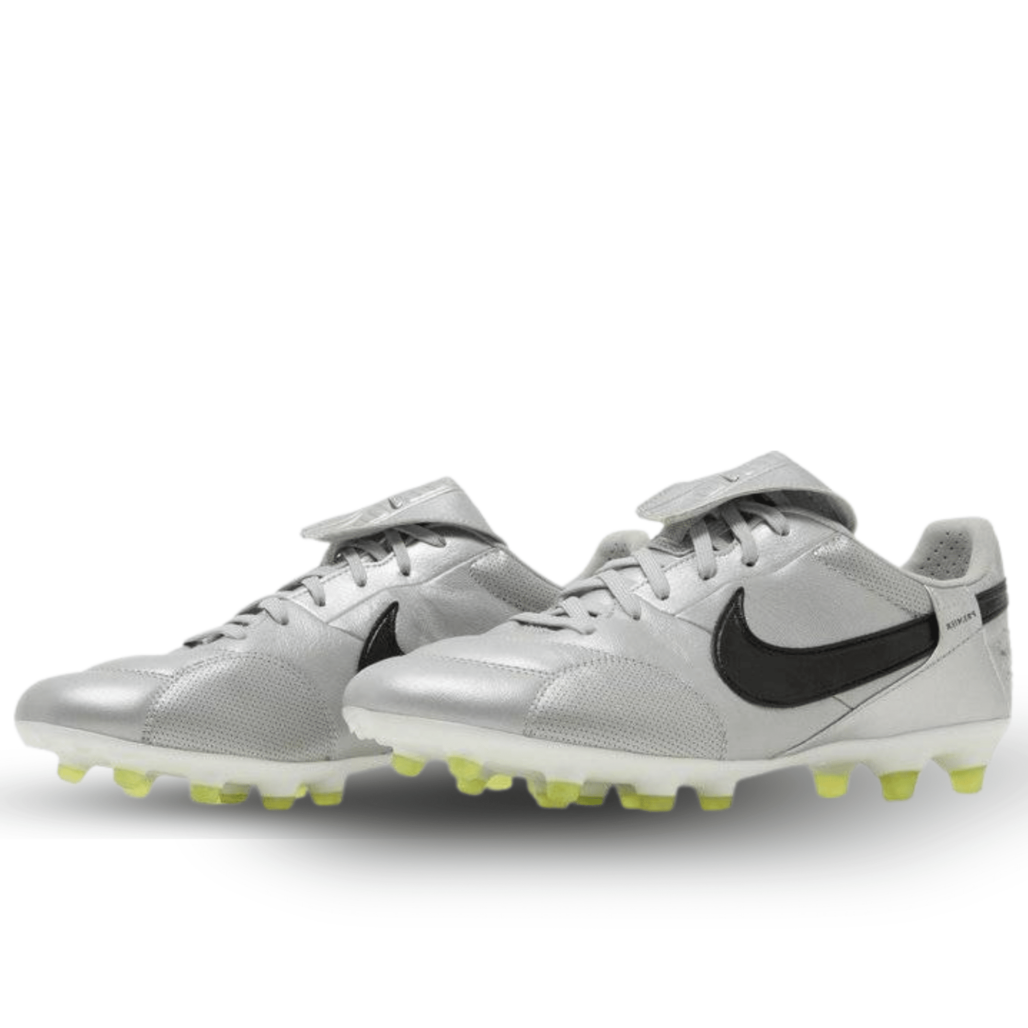 Nike Premier III Firm Ground Soccer Cleats (Metallic Silver/Black-Volt