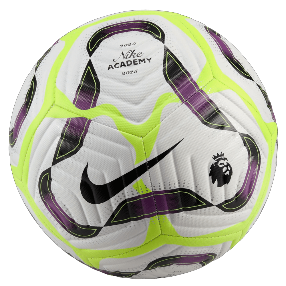 Nike Premier League Academy Ball 24/25 (White/Bold Berry/Volt) | SoccerWearhouse