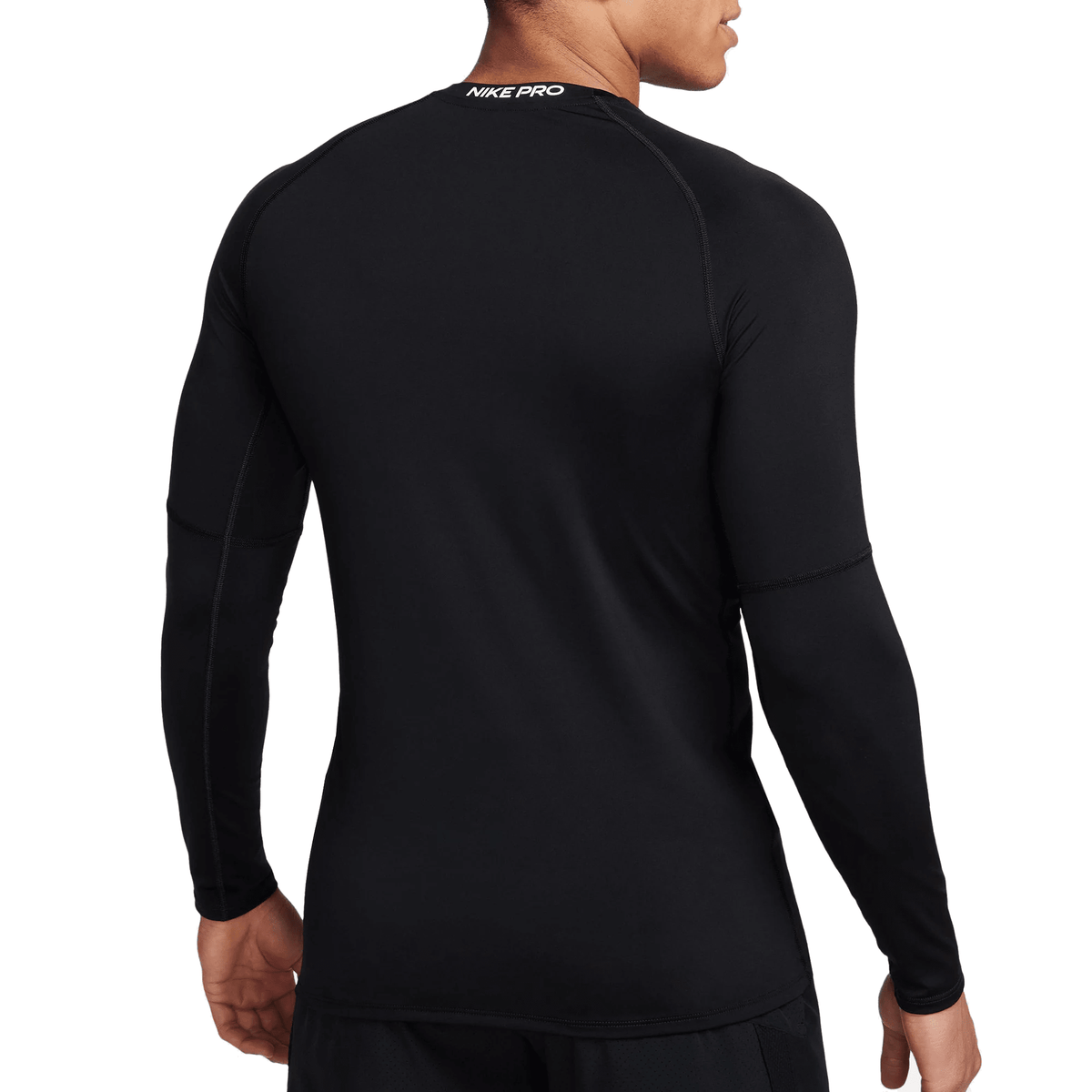 Nike Pro Dri Fit Slim Long Sleeve Fitness Top (Black) | SoccerWearhouse