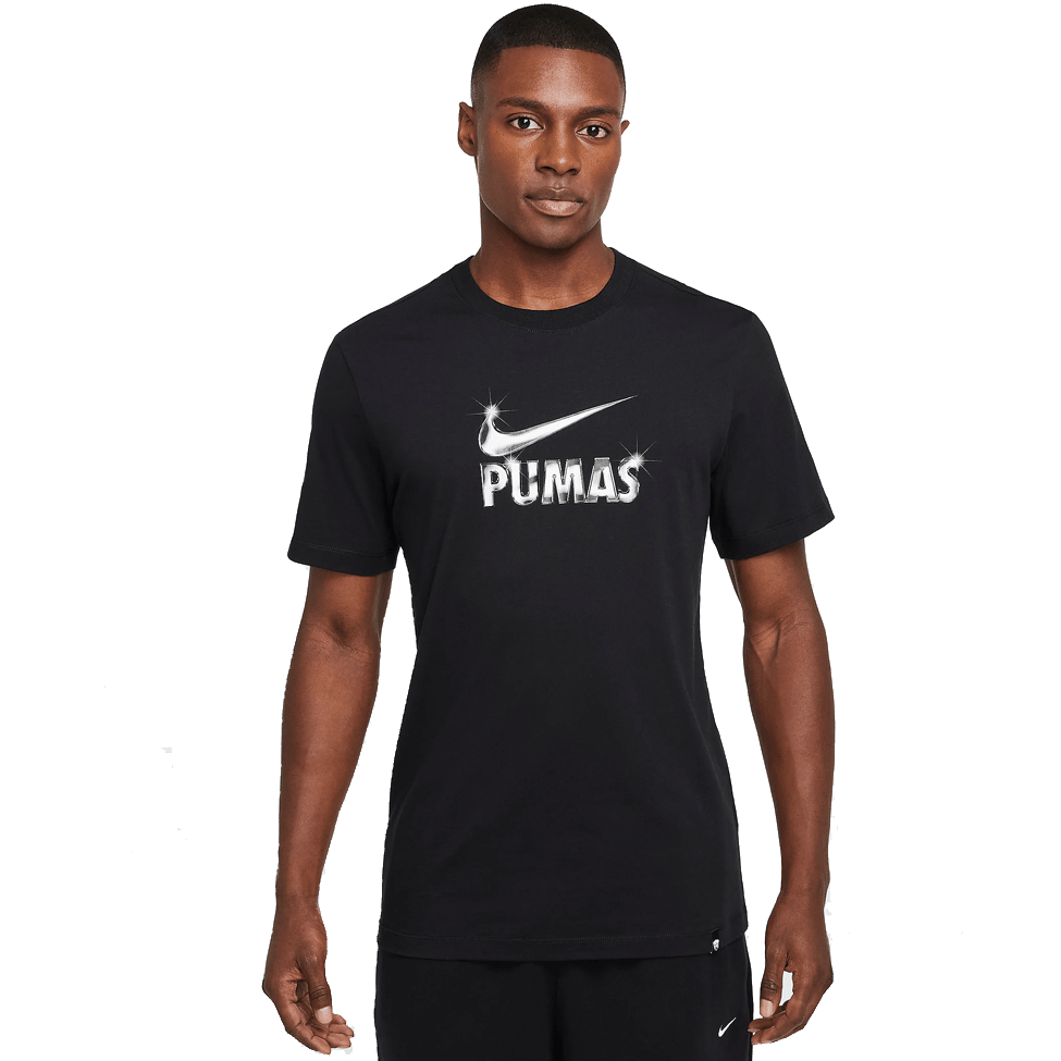 Nike Pumas Swoosh T-Shirt 24/25 (Black) | SoccerWearhouse