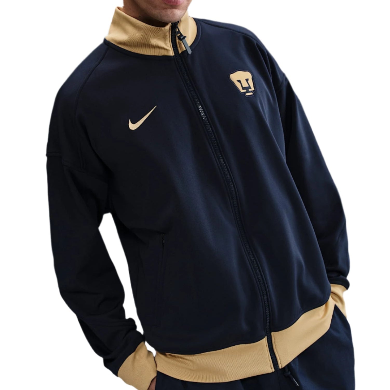 Nike Pumas UNAM Academy Pro Anthem Jacket (Obsidian/Club Gold) | SoccerWearhouse