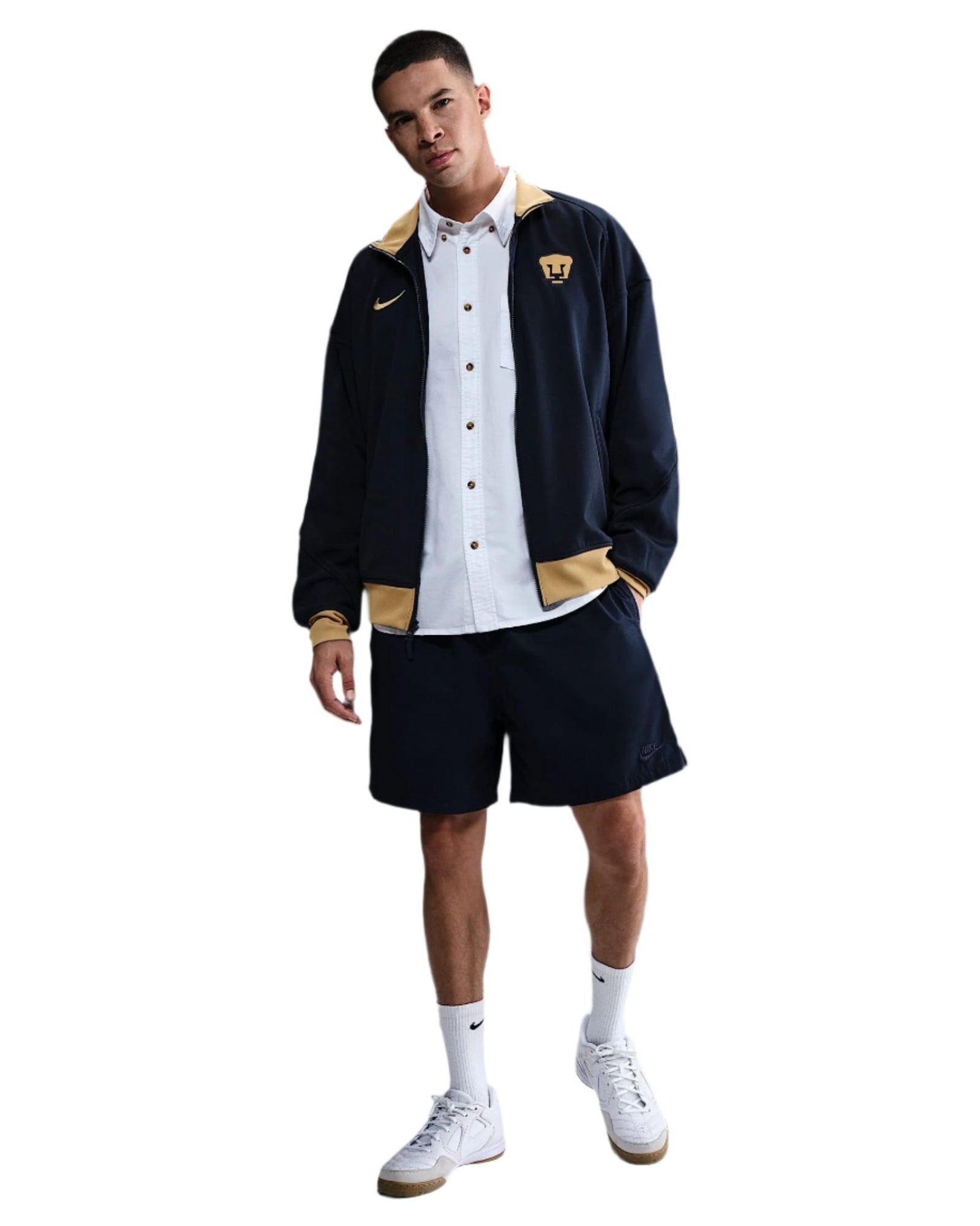 Nike Pumas UNAM Academy Pro Anthem Jacket (Obsidian/Club Gold) | SoccerWearhouse