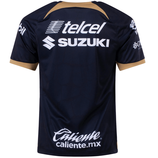 Nike Pumas UNAM Away Jersey 23/24 (Obsidian/Truly Gold) | SoccerWearhouse
