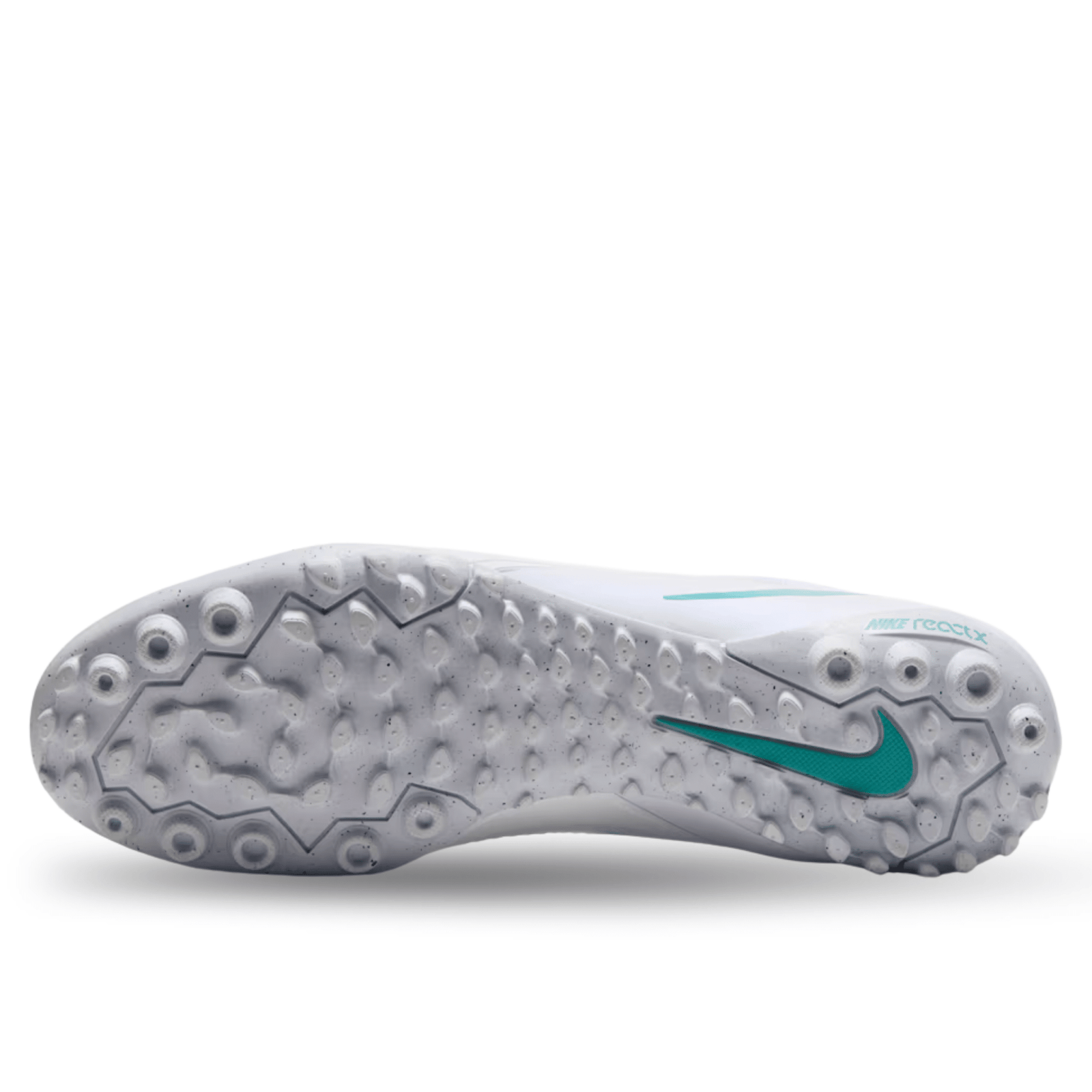 Nike ReactX Phantom 6 Low Pro TF Soccer Shoes (White/Dusty Cactus) | SoccerWearhouse