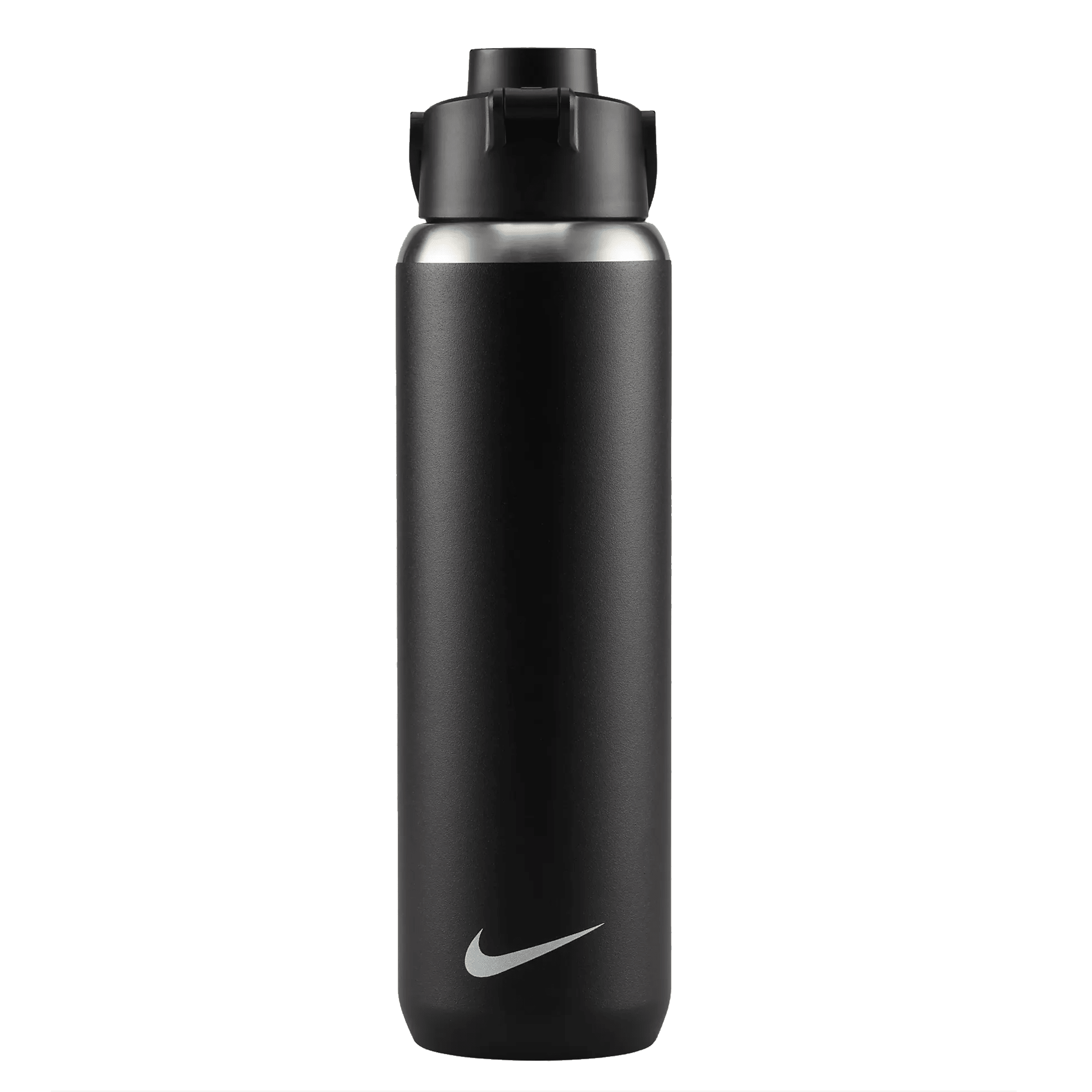 Nike Recharge Straw Stainless Steel 24oz Bottle (Black)