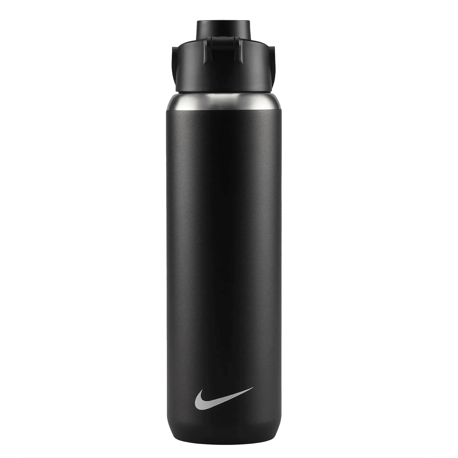 Nike Recharge Straw Stainless Steel 24oz Bottle (Black) | SoccerWearhouse