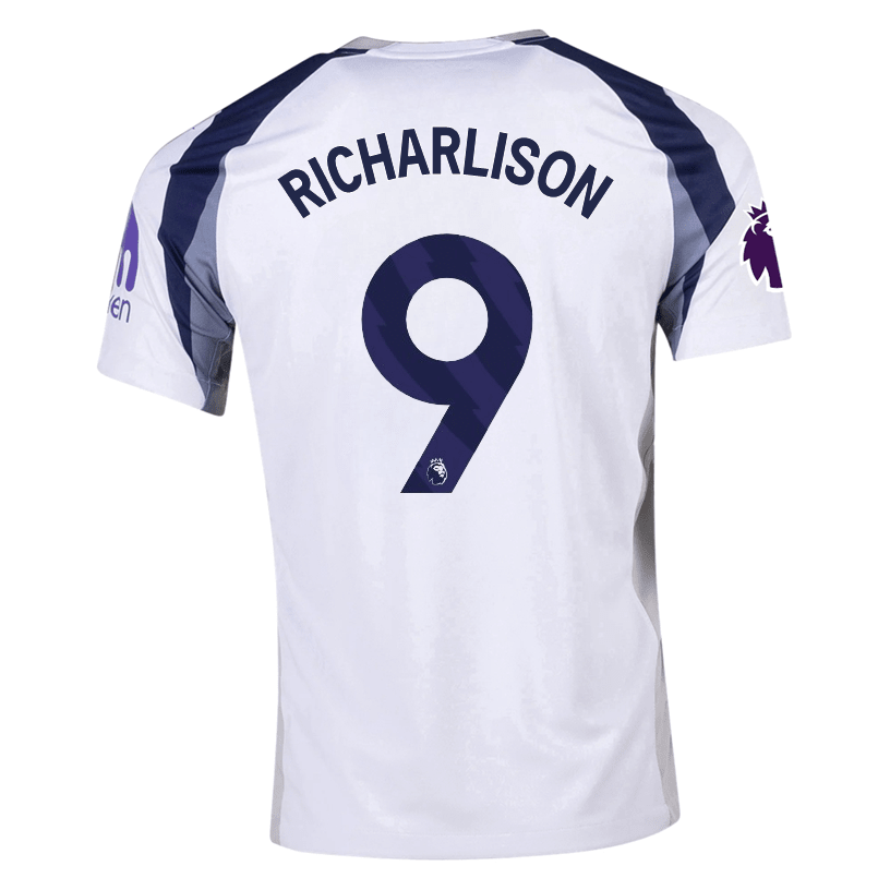 Nike Richarlison Tottenham Hotspurs Home Jersey w/ EPL + No Room For R