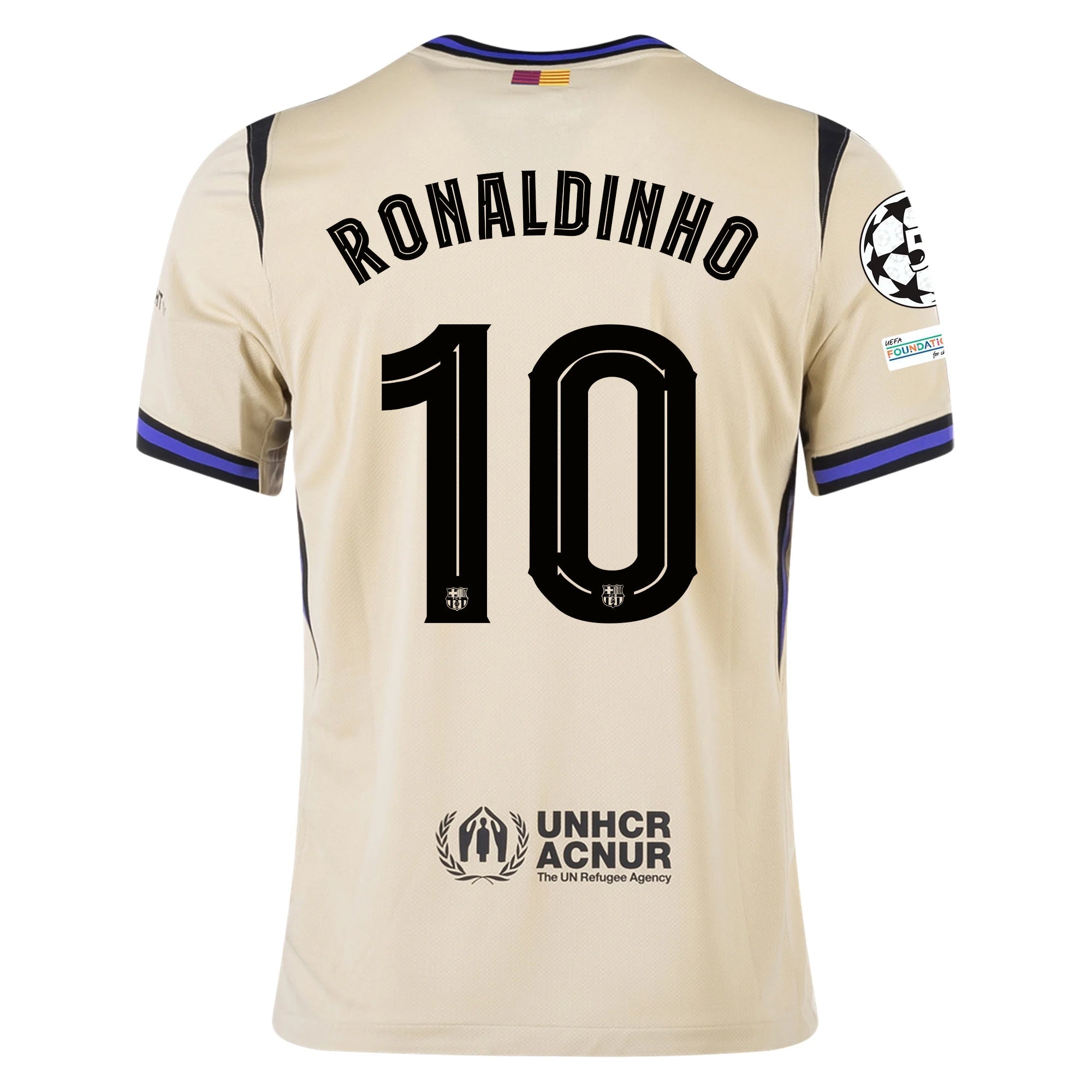 Nike Ronaldinho Men's FC Barcelona Away Jersey 25/26 w/ Champions Leag
