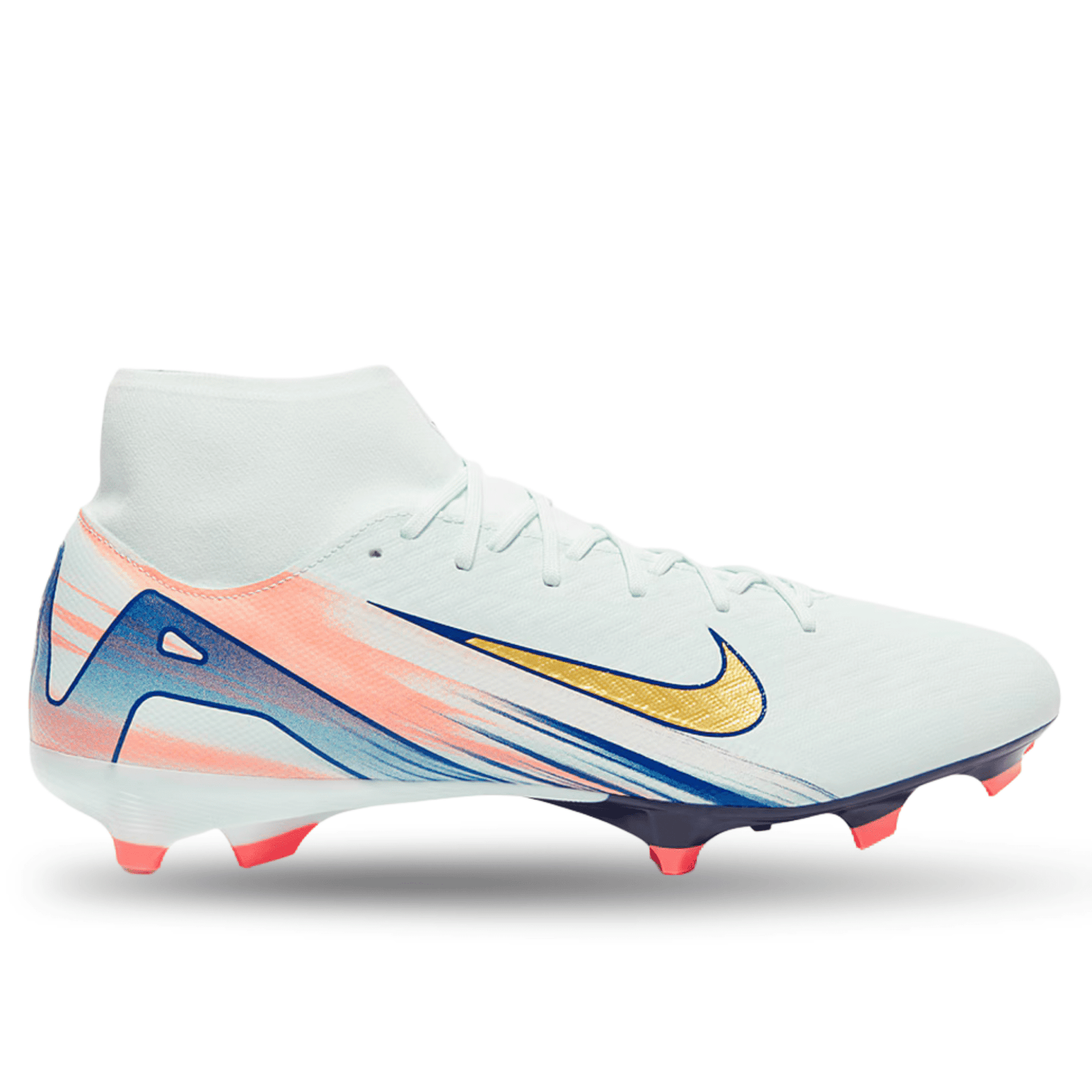 Nike Superfly 10 Academy MDS FG Soccer Cleats (Barely Green/Metallic Gold Coin) | SoccerWearhouse