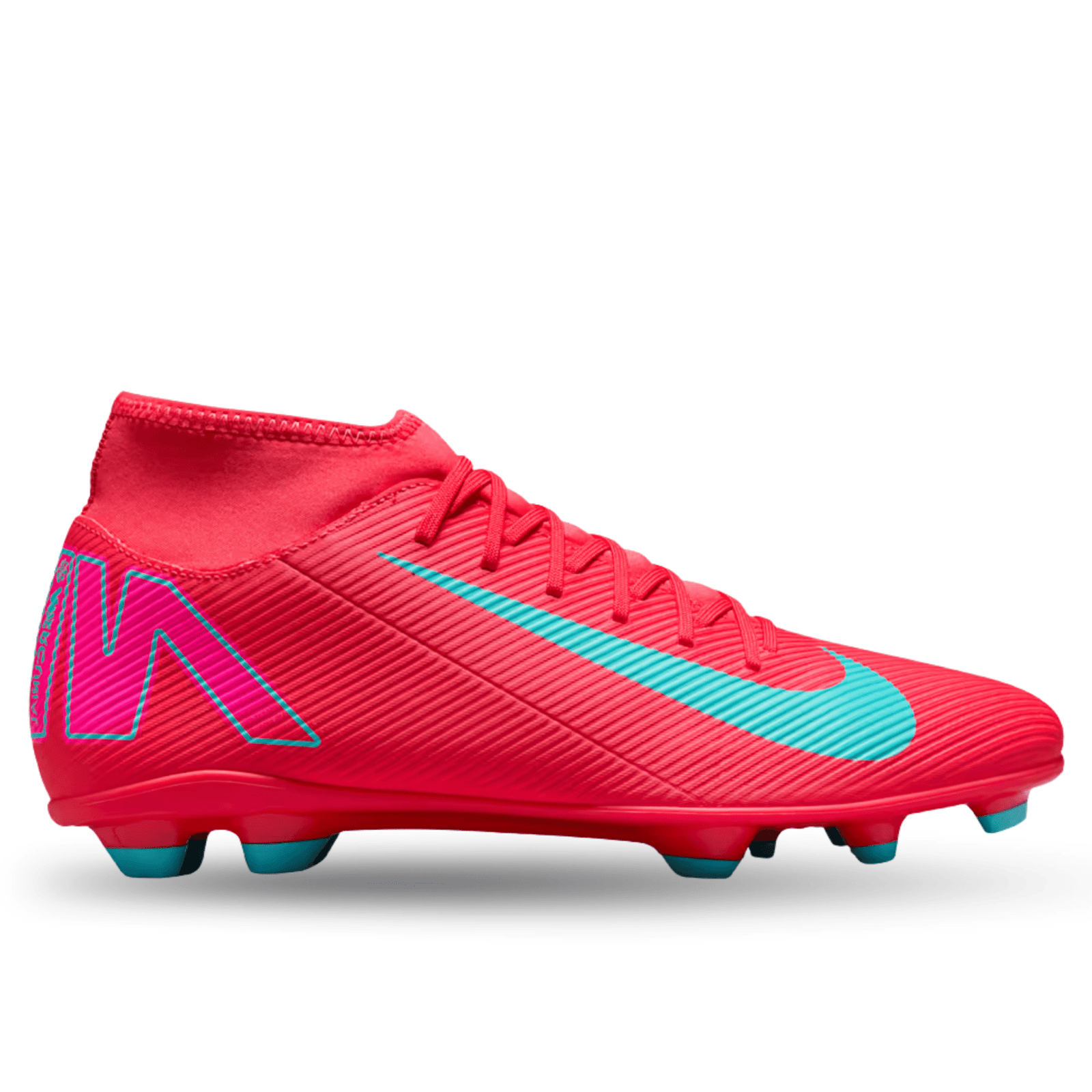 Nike Superfly 10 Club FG/MG Soccer Cleats (Ember Glow/Aurora Green) | SoccerWearhouse