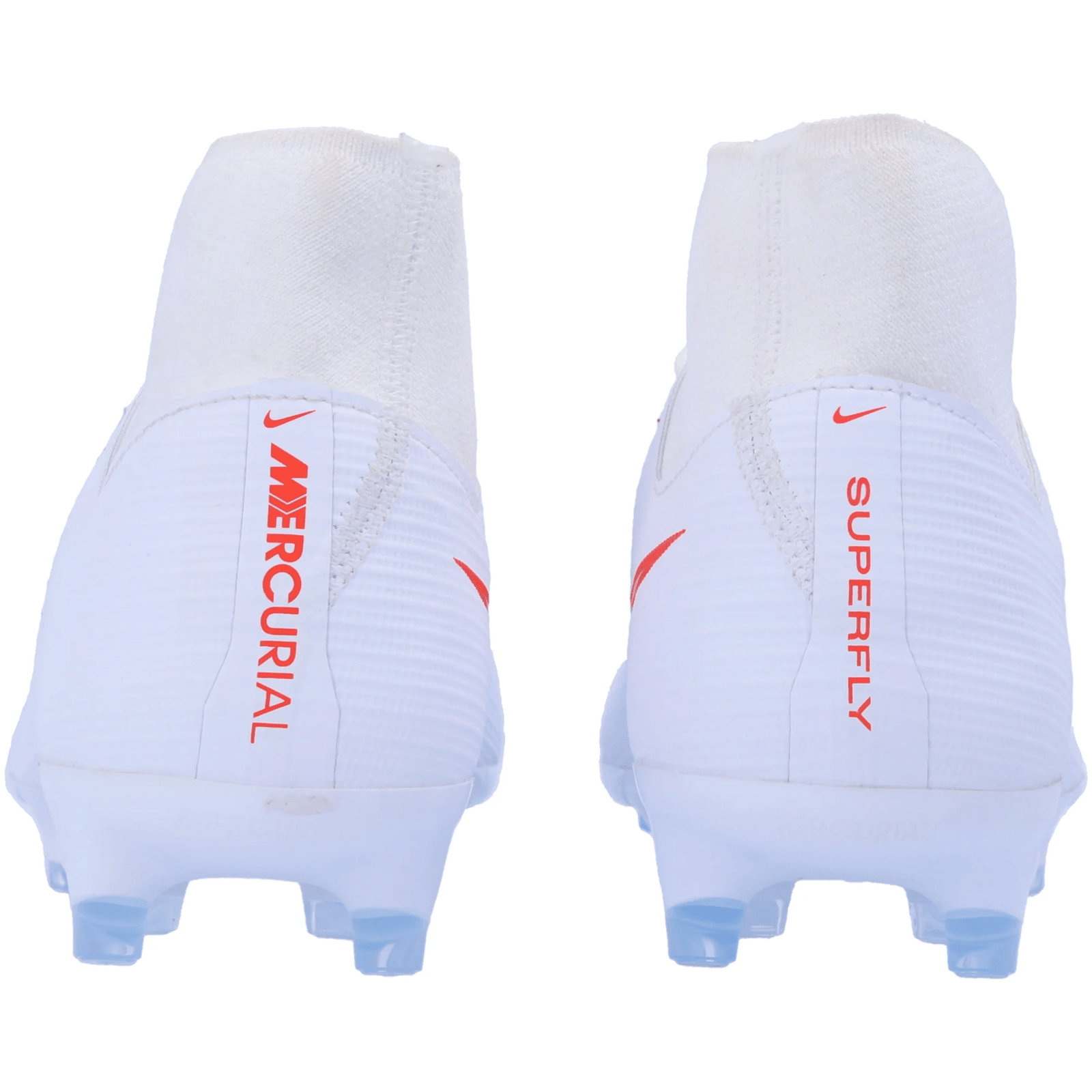 Nike Superfly 11 Academy FG/MG Soccer Cleats (White/Blur/Bright Crimson) | SoccerWearhouse