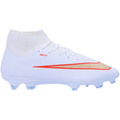 Nike Superfly 11 Academy FG/MG Soccer Cleats (White/Blur/Bright Crimson)