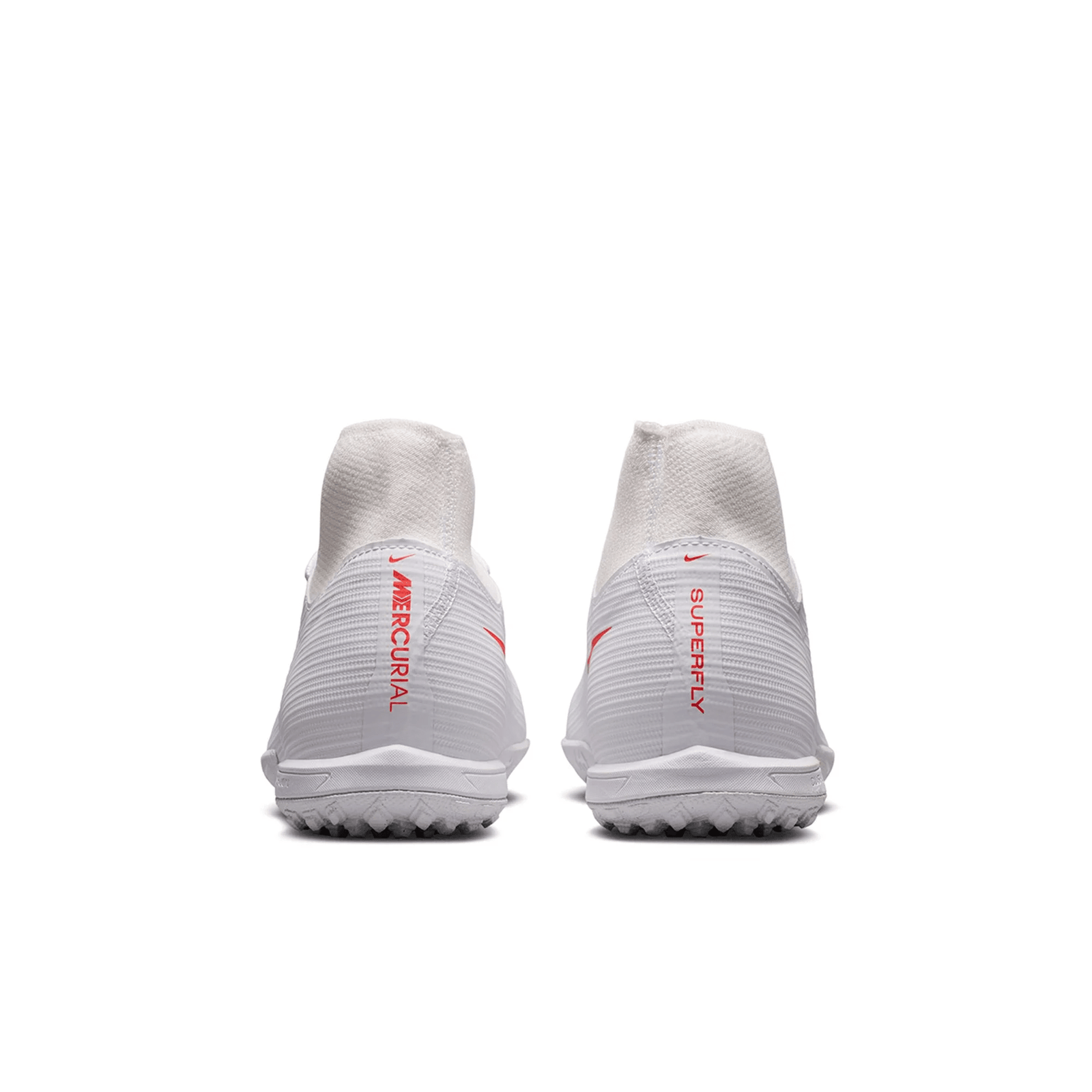 Nike Superfly 11 Academy Turf Soccer Shoes (White/Blur/Bright Crimson) | SoccerWearhouse