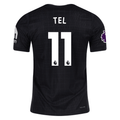 Nike Tel Tottenham Hotspur Authentic Away Jersey 25/26 w/ EPL Patch (Black/Iron)