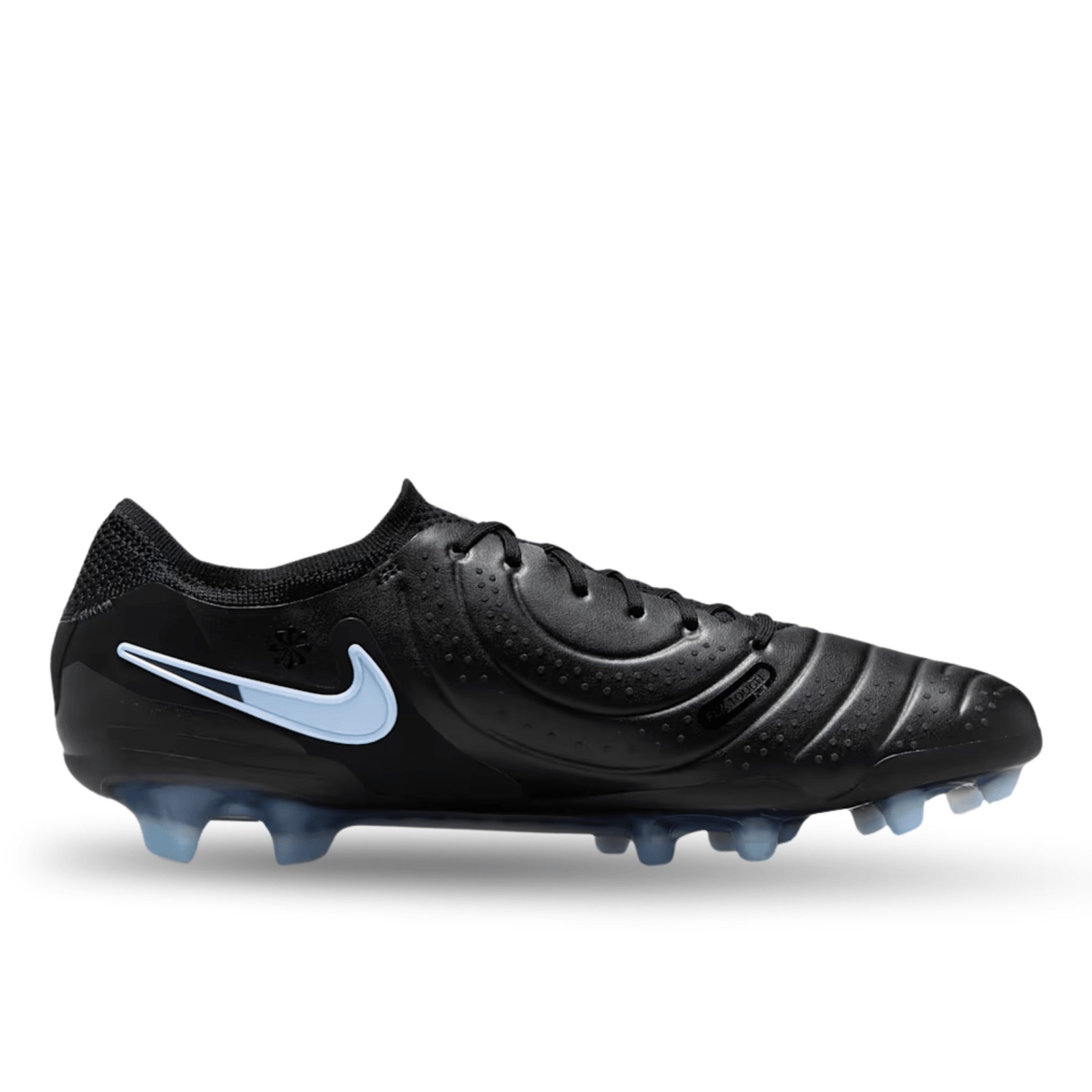 Nike Tiempo Legend 10 Elite Firm Ground Soccer Cleats (Ice Blue/Black) | SoccerWearhouse