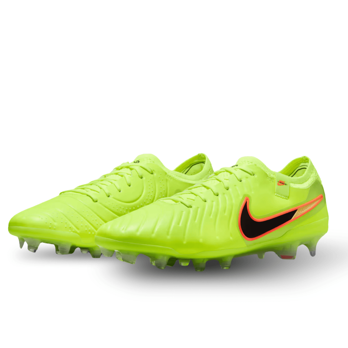 Nike Tiempo Legend 10 Elite Firm Ground Soccer Cleats (Volt/Black) | SoccerWearhouse